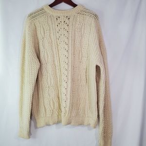 at ease Off-white Wool Blend Top